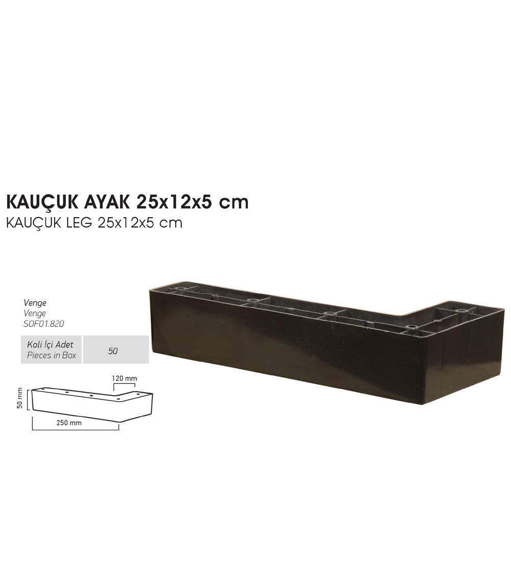 Kauçuk Ayak 25x12x5cm - Venge