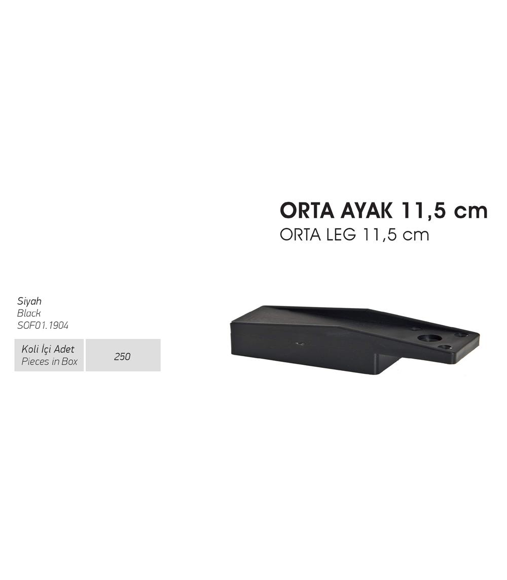 Orta Ayak 11,5cm - Siyah