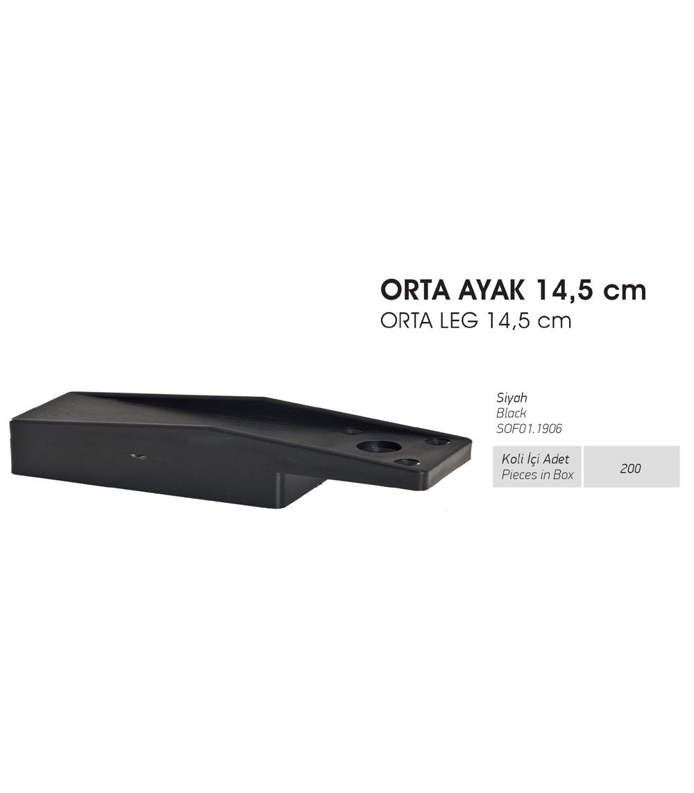 Orta Ayak 14,5cm - Siyah